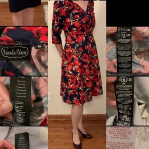 Voodoo Vixen Vintage Inspired Red Rockabilly Dress